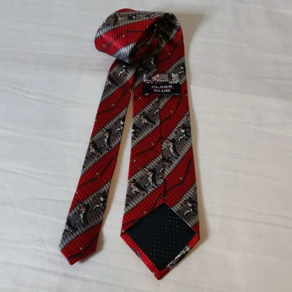 Class‎ Club Baseball Tie
